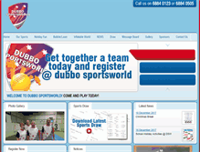 Tablet Screenshot of dubbosportsworld.com.au